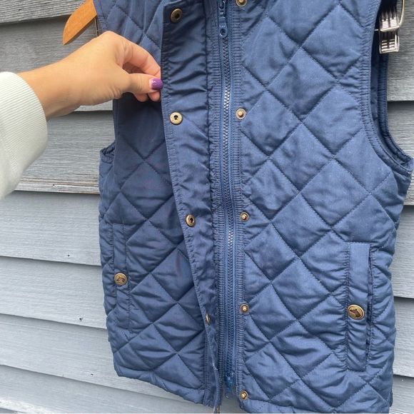Riding Sport Equestrian Wear blue quilted vest XS - Picture 3 of 10